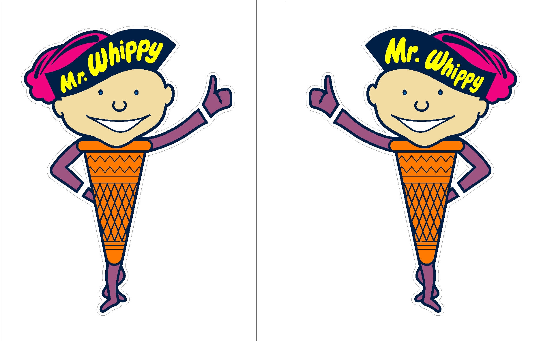 Mr Whippy Logo Vector Logo